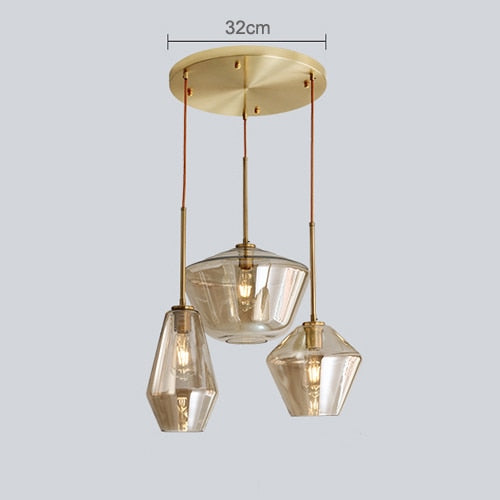 Nordic Modern Glass Pendant Lights
