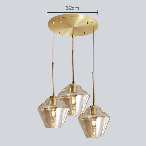 Nordic Modern Glass Pendant Lights