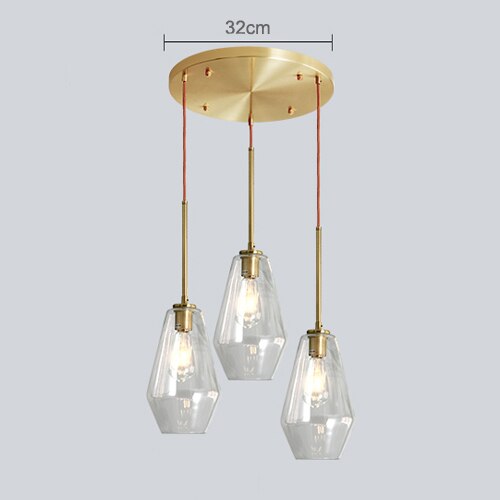 Nordic Modern Glass Pendant Lights