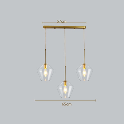 Nordic Modern Glass Pendant Lights