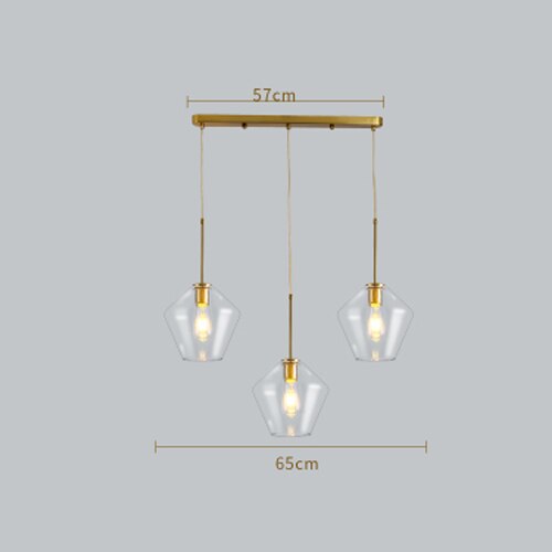 Nordic Modern Glass Pendant Lights