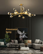 Branch With Diamond Crystal Chandelier