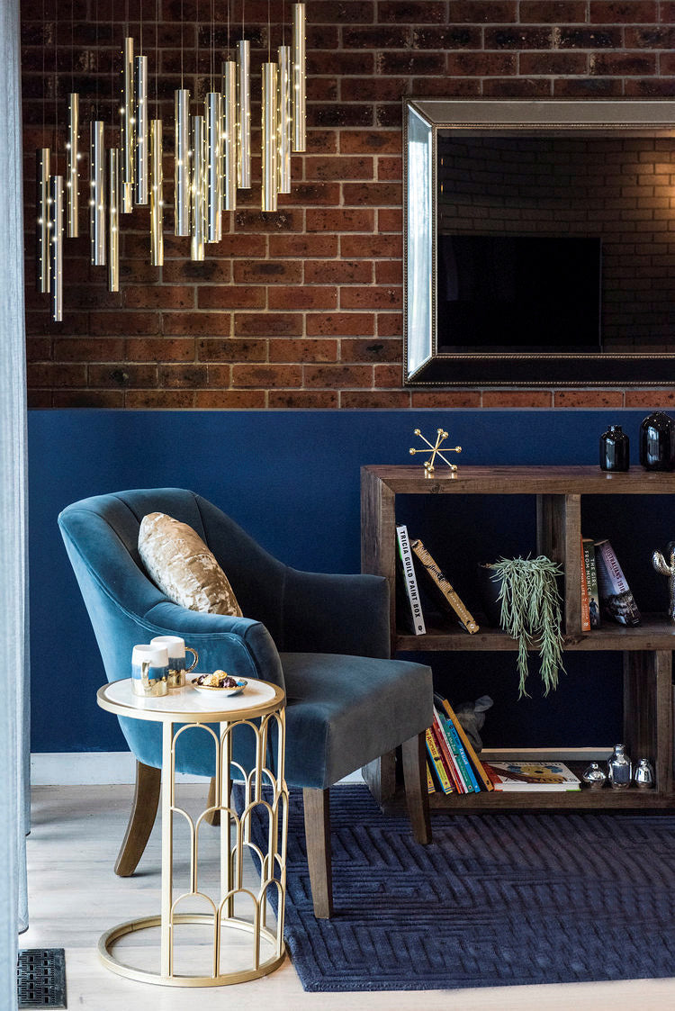 Romantic Long Drop Starlight Cylindrical Chandelier