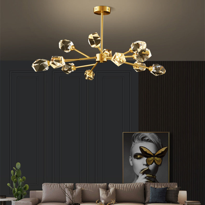 Branch With Diamond Crystal Chandelier