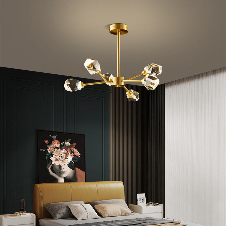 Branch With Diamond Crystal Chandelier