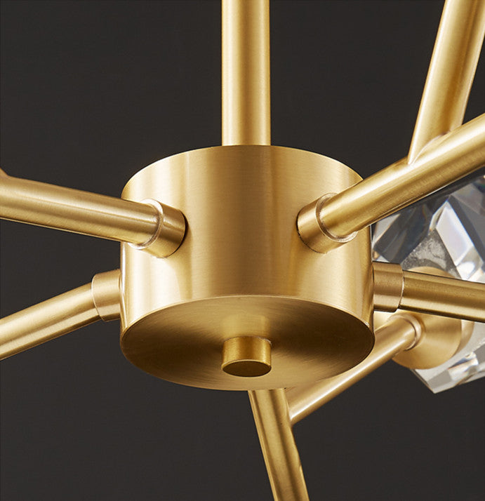 Branch With Diamond Crystal Chandelier