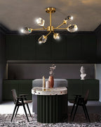 Branch With Diamond Crystal Chandelier