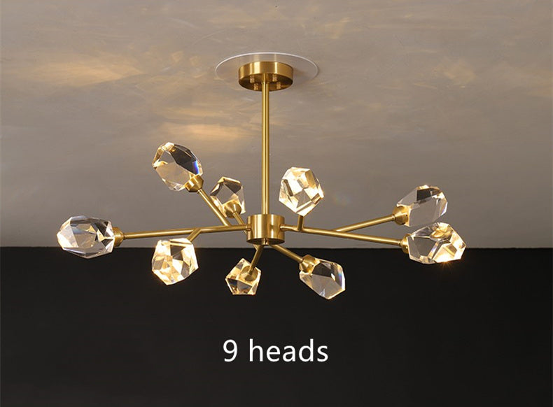 Branch With Diamond Crystal Chandelier