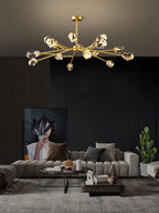 Branch With Diamond Crystal Chandelier